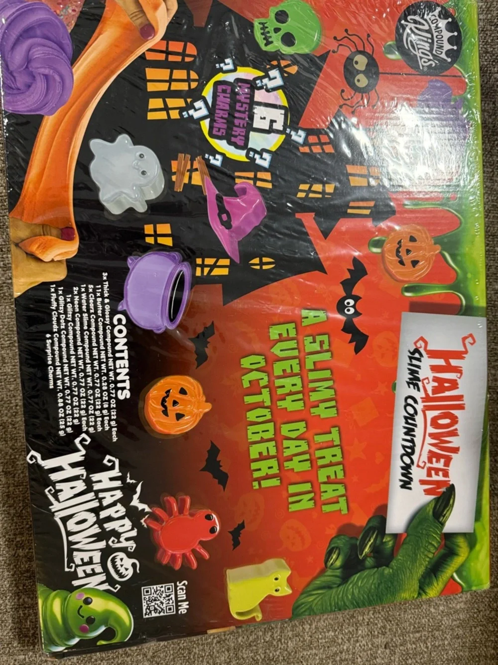 Halloween Slime Countdown Calendar